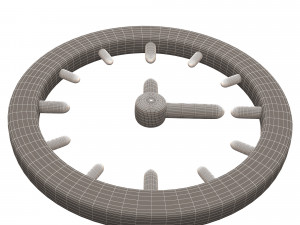 clock icon 02 3D मॉडल