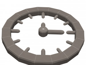 clock icon 02 3D मॉडल