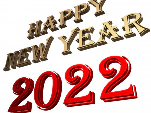 happy new year 2022 01 3D Model