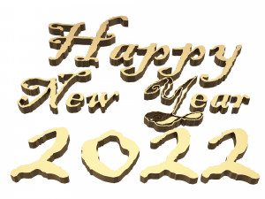 happy new year 2022 02 3D Model