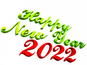 happy new year 2022 03 3D-Modell