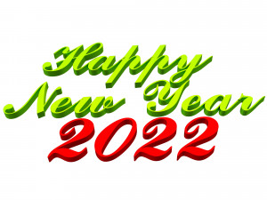 happy new year 2022 03 3D-Modell