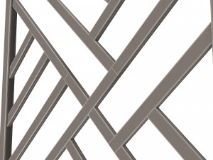 frame forging iron railing 02 3D Model