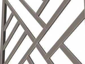 frame forging iron railing 02 3D Model