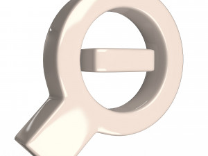 zoom out symbol 3D 모델