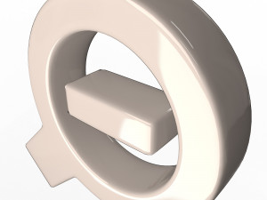 zoom out symbol Model 3D