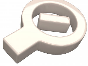 zoom out symbol Model 3D