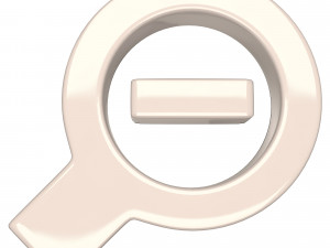 zoom out symbol Model 3D