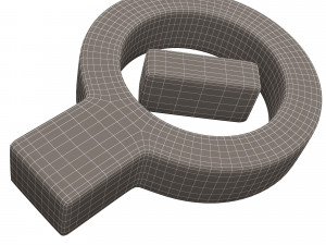 zoom out symbol Model 3D
