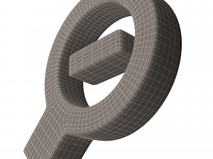 zoom out symbol Model 3D