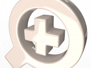 zoom in symbol 3D Model