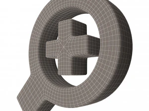 zoom in symbol 3D Model