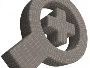 zoom in symbol 3D Model