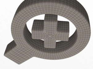 zoom in symbol 3D Model