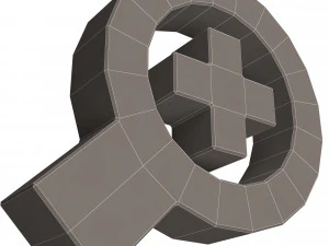 zoom in symbol 3D Model