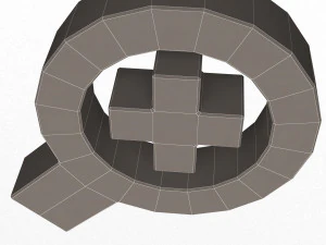 zoom in symbol 3D Model