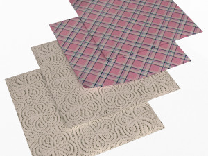 paper napkin 3D Model
