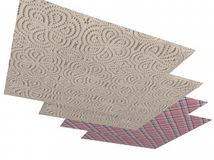 paper napkin 3D मॉडल