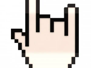 tanduk kursor kreatif Model 3D