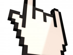 creative cursor horn 3D Model