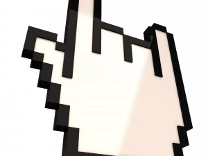 creative cursor horn 3D Model