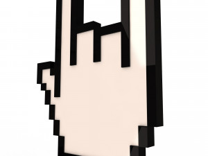 creative cursor horn 3D Model