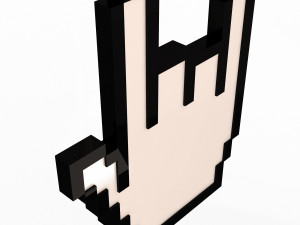 creative cursor horn 3D Model
