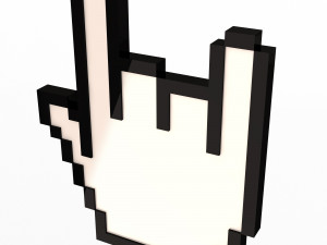 creative cursor horn 3D Model