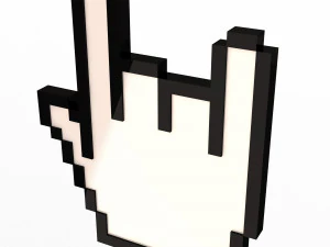 creative cursor horn 3D Model