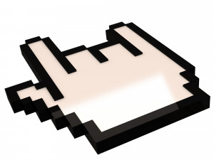 creative cursor horn 3D Model