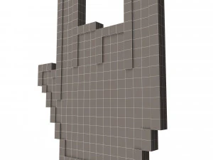 creative cursor horn 3D Model