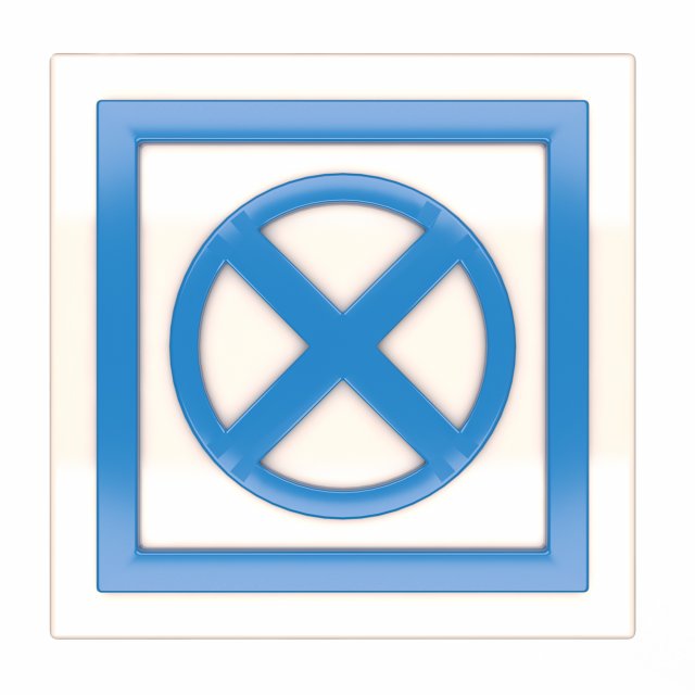 warning symbol pilus 3D Model .c4d .max .obj .3ds .fbx .stl .blend 