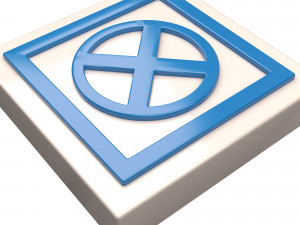 warning symbol pilus 3D Model