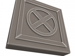 warning symbol pilus 3D Model