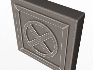 warning symbol pilus 3D Model