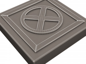warning symbol pilus 3D Model