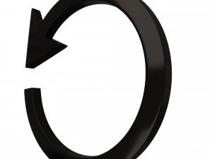 reload icon 3D Model