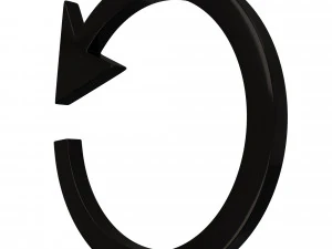 reload icon 3D Model