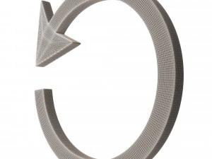 reload icon 3D Model