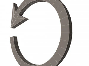 reload icon 3D Model