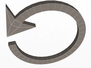 reload icon 3D Model