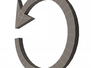 reload icon 3D Model