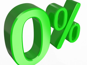 green zero percent sign Modelo 3D