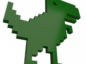 google dinosaur t-rex Model 3D