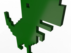 google dinosaur t-rex Model 3D