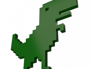 google dinosaur t-rex Model 3D