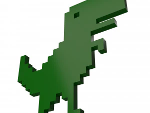 google динозавр t-rex 3D Модель