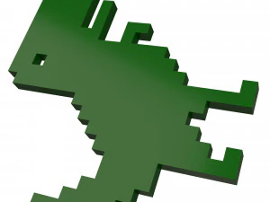 google динозавр t-rex 3D Модель