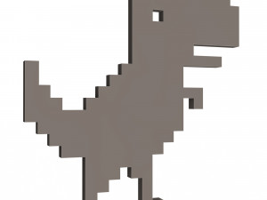 google dinosaur t-rex Model 3D
