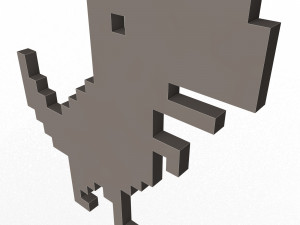 google dinosaur t-rex Model 3D